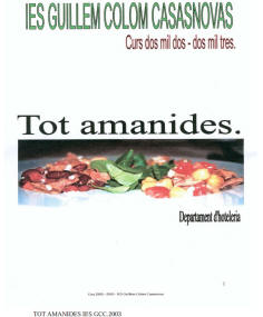 Tot amanides. 2003