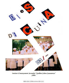  Dies de cuina. 2004 