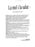 La mel i la salud. Part 2 